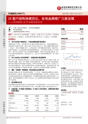 开润股份19年业绩快报点评：2B客户结构持续优化，自有品牌推广力度加强