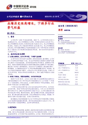 业绩历史性高增长，下游多行业景气旺盛
