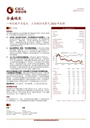 一体化硅产业龙头，工业硅行业景气2020年反转