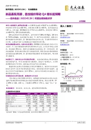 年度业绩快报点评：新品表现亮眼，叠加提价带动Q4增长超预期