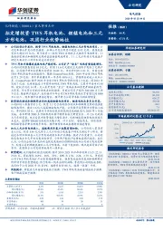 重大事项点评：拟定增投资TWS耳机电池、锂锰电池和三元方形电池，巩固行业优势地位