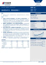 重点公告点评：追加资本开支，彰显发展信心
