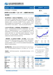 原料药/CDMO/制剂“三位一体”，业绩增长确定性高