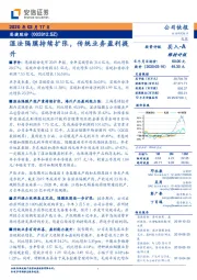 湿法 隔膜持续扩张，传统业务盈利提升