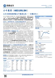 专题系列二：从行业演进规律看公牛集团未来