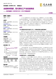2019年报点评:业绩维持稳健,现代煤化工产业加速推进