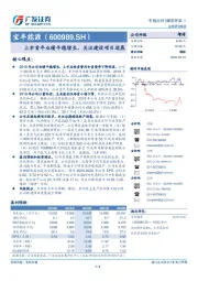 上市首年业绩平稳增长，关注建设项目进展