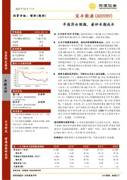 年报符合预期,看好长期成长