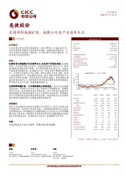 定增保障规模扩张，缓解公司资产负债率压力