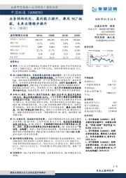 业务结构优化、盈利能力提升，乘风5G起航，未来业绩稳步提升