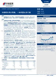 2019年报点评：业绩增长符合预期，一体两翼未来可期