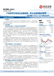 2019年报公告点评:产品结构升级保证业绩表现,双主业格局稳步推进