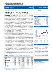 业绩稳定增长,四大业务持续赋能