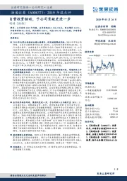 2019年报点评：自营投资驱动，子公司贡献更进一步