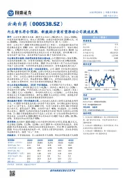 内生增长符合预期,新激励方案有望推动公司提速发展