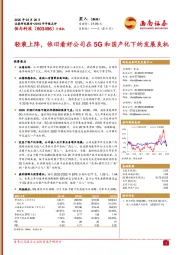 2019年年报点评：轻装上阵，依旧看好公司在5G和国产化下的发展良机