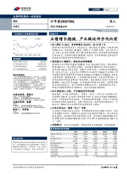 2019年财报点评：业绩增长稳健，产业链延伸步伐向前