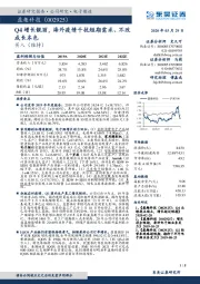 Q4增长靓丽，海外疫情干扰短期需求、不改成长本色