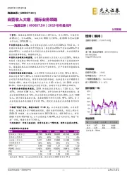 2019年年报点评：自营收入大增，国际业务领跑