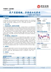 中国银行2019年报点评：资产质量稳健，多渠道补充资本