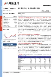 公司信息更新报告：业绩底部已过，公司长期前景可期