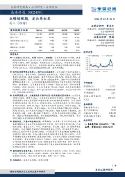 业绩超预期，龙头再出发