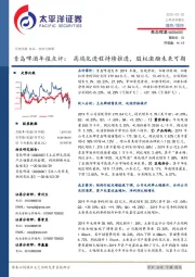 青岛啤酒年报点评:高端化进程持续推进,股权激励未来可期