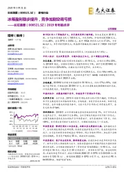 2019年年报点评:冰箱盈利稳步提升,竞争加剧空调亏损