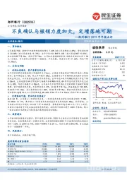郑州银行2019年年报点评：不良确认与核销力度加大，定增落地可期