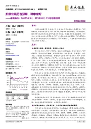 19年年报点评:扣非业绩符合预期,稳中向好