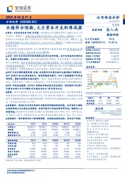 业绩符合预期,大力资本开支积厚成器