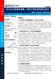 深度研究报告：多元化业务整体亮眼，研发产能优势构建护城河