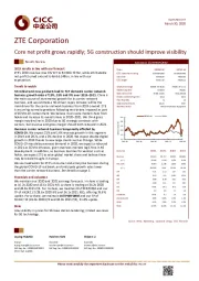 Core net profit grows rapidly; 5G construction should improve visibility