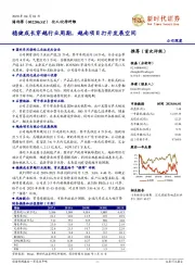 稳健成长穿越行业周期，越南项目打开发展空间