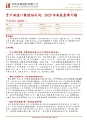 资产减值计提侵蚀利润，2020年高股息率可期