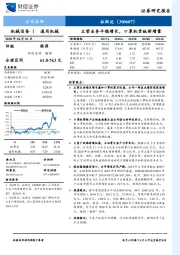 主营业务平稳增长,口罩机贡献新增量