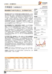 稀缺高端电子材料平台型企业，技术同根多元成长