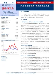 汽车电子添锦绣 物联终端万木春