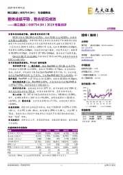 2019年报点评：整体业绩平稳，整合初见成效