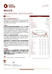 1Q20业绩超出预期，康宽中间体产销向好