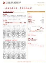 一季度淡季不淡，未来持续看好