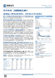 2020Q1业绩将延续高增长,浆纸园林业务双轮驱动
