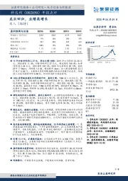 年报点评：龙头回归，业绩高增长