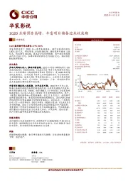 1Q20业绩预告高增，丰富项目储备迎来收获期