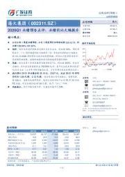 2020Q1业绩预告点评：业绩同比大幅提升