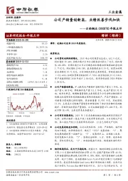 年报点评：公司产销量创新高，业绩改善步伐加快