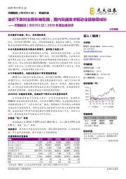 2019年度业绩点评：油价下跌对业务影响有限，国内旺盛需求驱动业绩继续成长