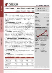 年报点评报告:19年业绩高速增长,油价波动不改公司长期向好趋势