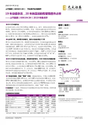 2019年报点评：19年业绩承压，20年新品加码有望稳固市占率