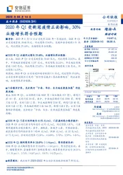 2020年Q1受新冠疫情正面影响，30%业绩增长符合预期